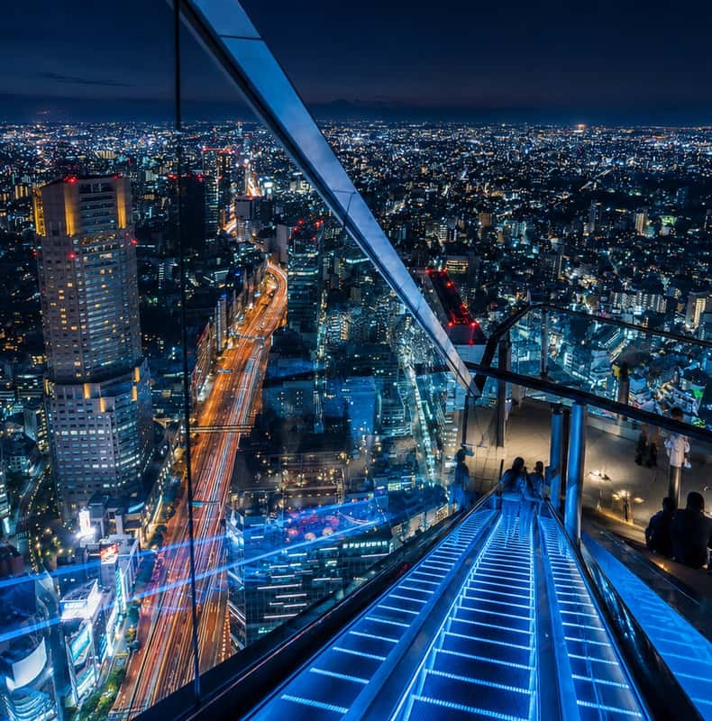Tokyo: Shibuya After Dark, Neon Streets & Skyline View