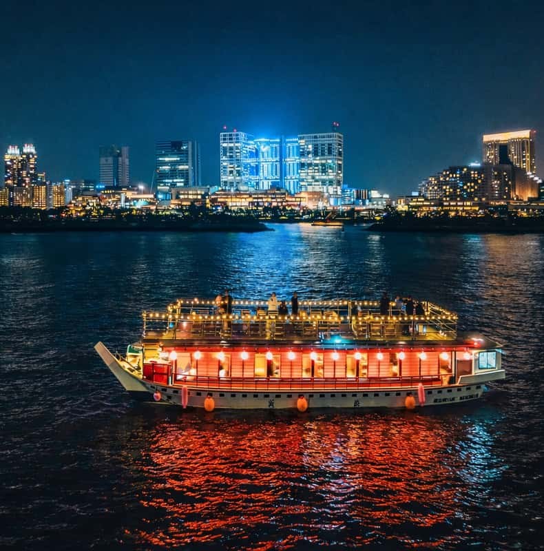 Tokyo Yakatabune Cruise: 400yr Edo Tradition & Odaiba Route